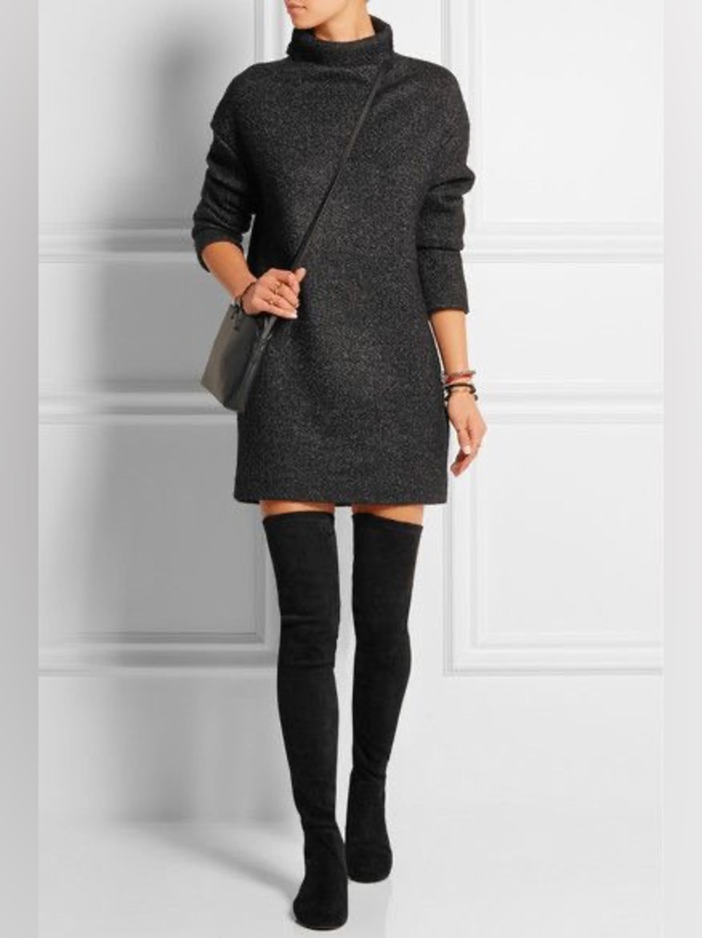 Isabel Marant “Brenna” Over-the-Knee Black Suede Boots